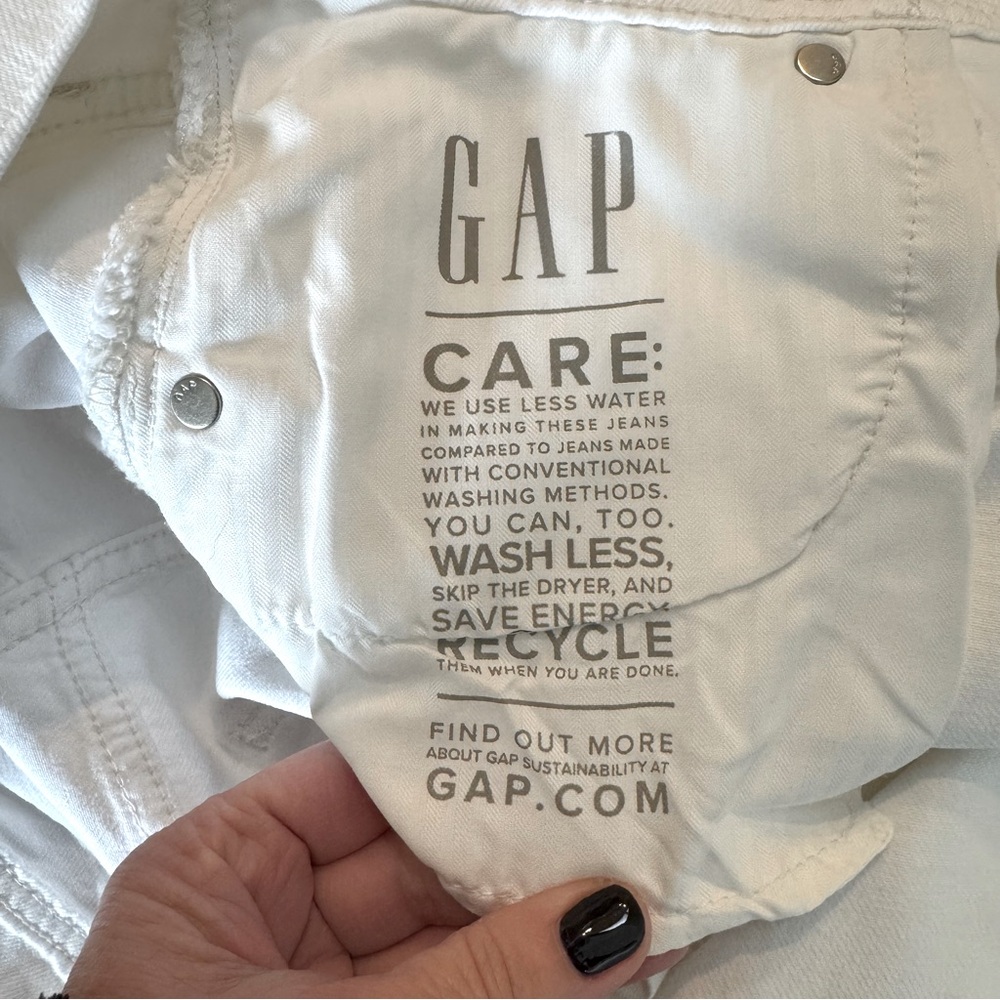 GAP High Rise Wide Leg Trousers - Picture 8 of 9